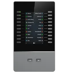 [GBX20] Grandstream Extension Module For GRP2615 - GRP2624 - GRP2650 - GRP2670 - GXV3350 And GXV3450 - 480x272 Color LCD - 20 Dual-Color Buttons - 2 Pages - Daisy-Chain Up To 4 Modules