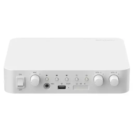 [DS-QAE1A80G1-VB] Hikvision 80W 2-Zone Network Amplifier