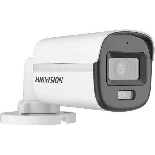 [DS-2CE10DF0T-PFS] Hikvision 2MP ColorVu Audio Fixed Mini Bullet Camera 24/7 Color