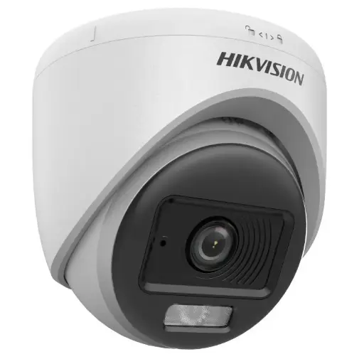 [DS-2CE70DF0T-LPFS] Hikvision 2 MP Smart Hybrid Light with ColorVu Indoor Fixed Turret Camera Built-in Mic