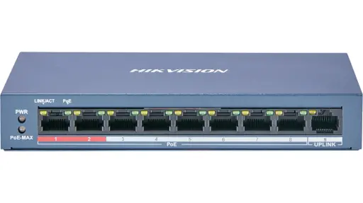 [DS-3E0109P-E] Hikvision 8 Port Fast Ethernet Unmanaged POE Switch