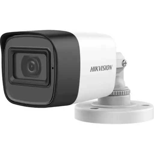 [DS-2CE16H0T-ITPFS] Hikvision 5 MP Audio Fixed Mini Bullet Camera Smart IR, up to 25 m IR Distance