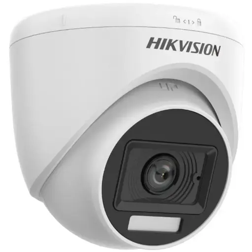 [DS-2CE76U0T-LPF] Hikvision 4K Smart Hybrid Light Fixed Turret Camera Up to 20 M White Light Distance