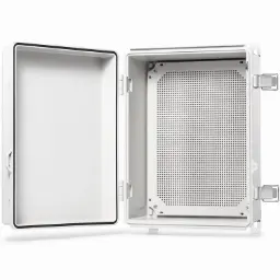 [Waterproof Box 21*30*13] Electrical Junction Box, IP67 Waterproof Outdoor with Grid Mounting Plate