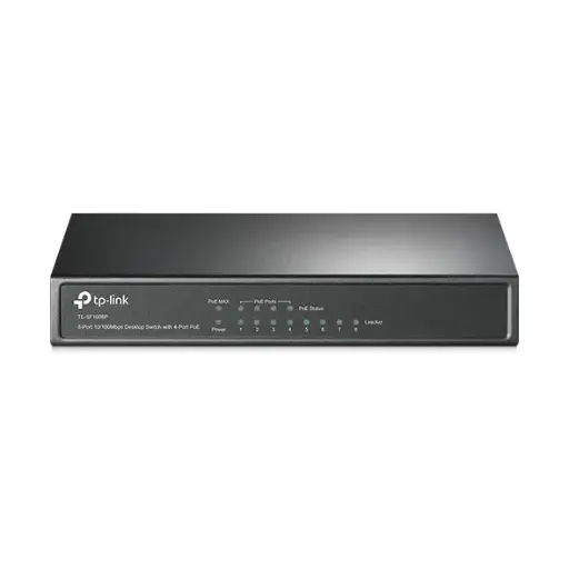 [TL-SF1008P] TP-LINK 8-Port 10/100Mbps Desktop Switch with 4-Port PoE