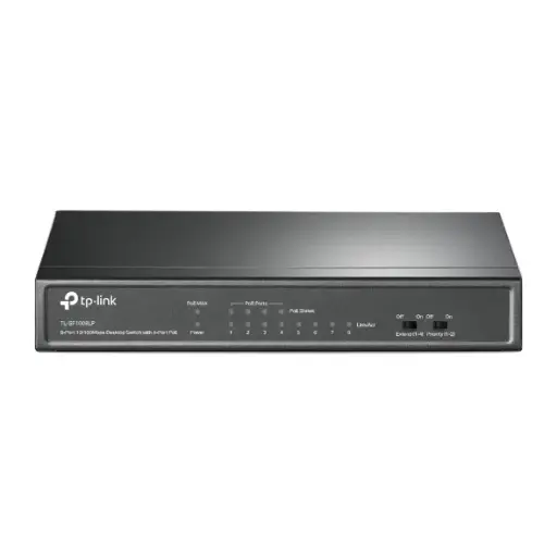 [TL-SF1008LP] TP-Link TL-SF1008LP 8-Port 10/100Mbps Desktop Switch with 4-Port PoE+