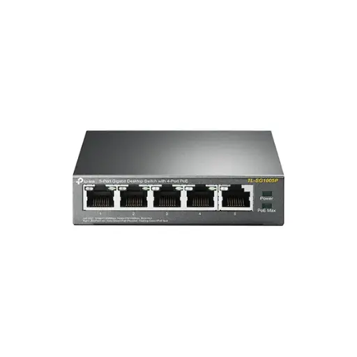 [TL-SG1005P] TP-Link TL-SG1005P 5-Port Gigabit Desktop Switch with 4-Port PoE+