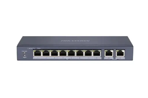 [DS-3E0310P-E/M] Hikvision 8 Port Fast Ethernet Unmanaged POE Switch