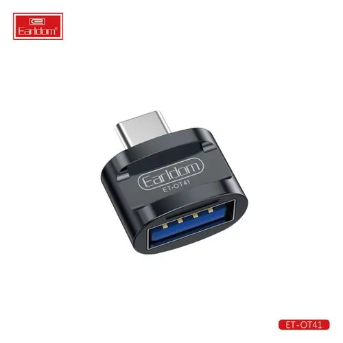 [USB-C To Type-C (OTG)] Earldom USB-C To Type-C to USB OTG Adapter