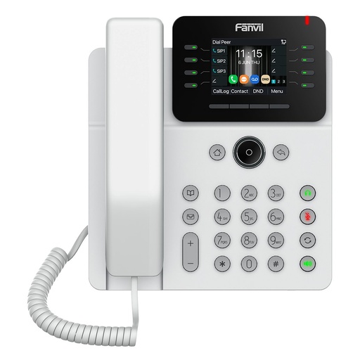 [V62G] Fanvil V62G Prime Business IP Phone, 12 SIP Lines, 2.8" Color Display, Gigabit