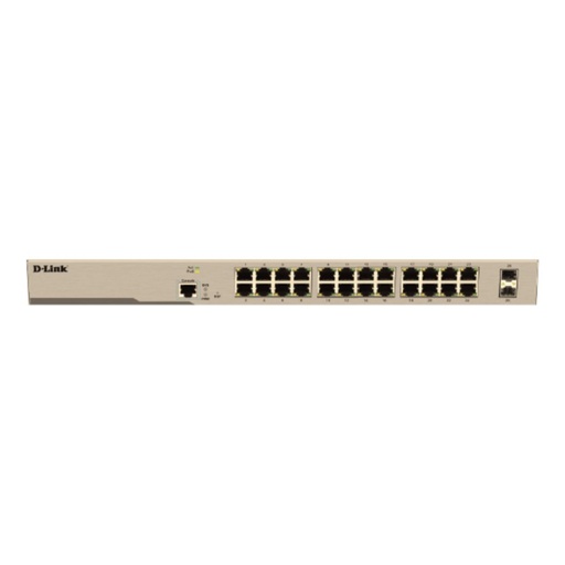 [DLS-F1100-26PSD-SI] D-Link DLS-F1100-26PSD-SI 26-port 10/100/1000Base-T PoE+ Dlite Cloud Smart Switch with 24 PoE ports