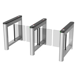 [Saturn-S1200] ZKTeco Saturn-S1200 Swing Barrier Turnstile (dual swing, additional lane)