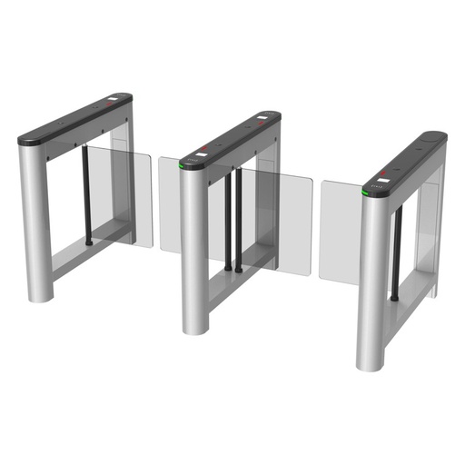 [Saturn-S1200] ZKTeco Saturn-S1200 Swing Barrier Turnstile (dual swing, additional lane)
