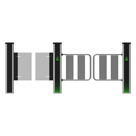 [Saturn-S2000] ZKTeco Saturn-S2000 Swing Barrier Turnstile (single lane, master)