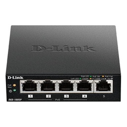 [DGS-1005P] D-Link DGS-1005P 5-Port Gigabit Unmanaged PoE Switch