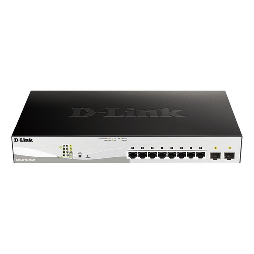 [DGS-1210-10MP] D-Link DGS-1210-10MP 10-Port Gigabit Smart Managed PoE Switch