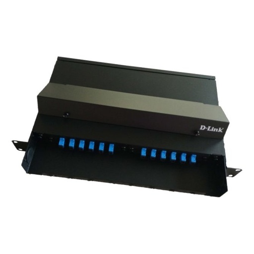 [NLU-FSDLLCR-24] D-Link NLU-FSDLLCR-24 LIU Fiber Optic Patch Panel 24 Port SM Rack Mount Loaded LC Duplex