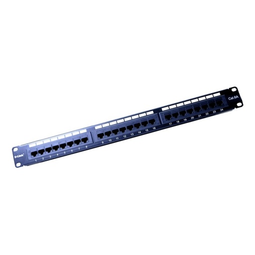 [NPP-6A1BLK242] D-Link NPP-6A1BLK242 Patch Panel Cat6A 24 Port