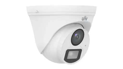 [UAC-T112-AF28-W] Uniview 2MP ColourHunter Fixed Warm Light Turret Analog Camera Built-in Mic