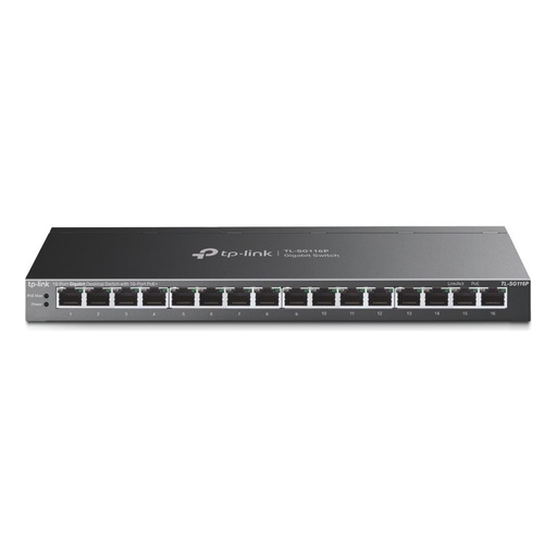 [TL-SG116P] TP-Link TL-SG116P 16-Port Gigabit Desktop Switch with 16-Port PoE+