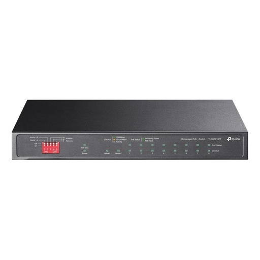 [TL-SG1210PP] TP-Link TL-SG1210PP 10-Port Gigabit Desktop Switch with 6-Port PoE+ and 2-Port PoE++