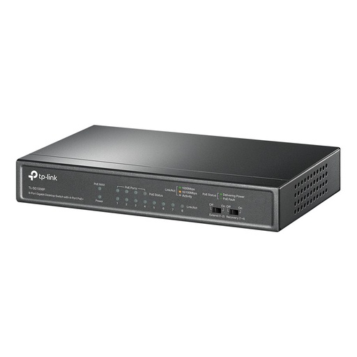 [TL-SG1008P] TP-Link TL-SG1008P 8-Port Gigabit Desktop Switch with 4-Port PoE+