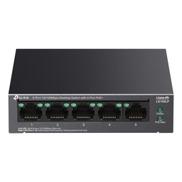 [LS105LP] TP-Link LS105LP 5-Port 10/100Mbps Desktop Switch with 4-Port PoE+