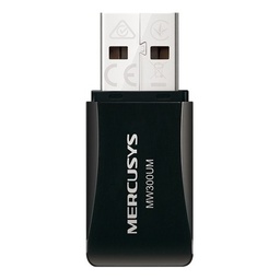 [MW300UM] Mercusys MW300UM N300 Wireless Mini USB Adapter