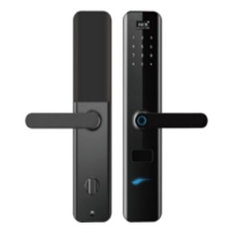 [LEZN K1] LEZN K1 Smart Door Lock, Tuya App, Fingerprint / Password / Card, Shiny Black