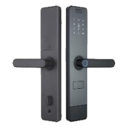 [LEZN K80 Gray] LEZN K80 Gray Smart Door Lock, Tuya App, Fingerprint / Password / Card, Gray