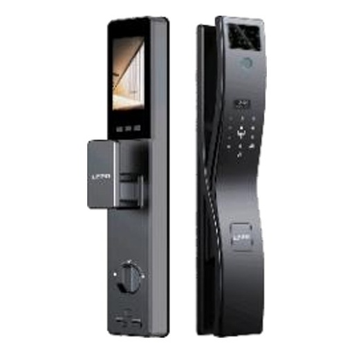 [LEZN i9 Face Intercom] LEZN i9 Face Intercom Smart Door Lock, Face Recognition, Active Video Intercom, Gray