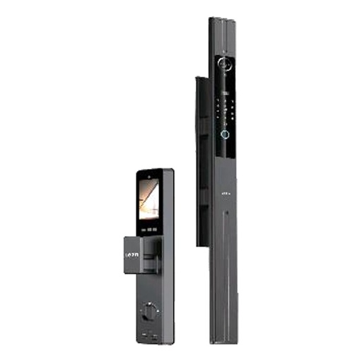 [LEZN L02 Face Intercom] LEZN L02 Face Intercom Smart Door Lock, Face Recognition, Active Video Intercom, Inside & Outside Cameras