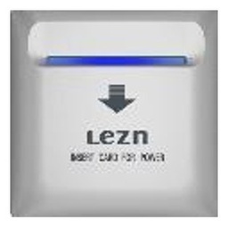 [LEZN C1-L Silver] LEZN C1-L Silver Hotel Energy Saving Switch 40A, EM 125KHz Card, Silver