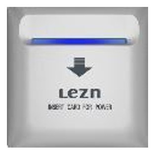 [LEZN C1-L Silver] LEZN C1-L Silver Hotel Energy Saving Switch 40A, EM 125KHz Card, Silver