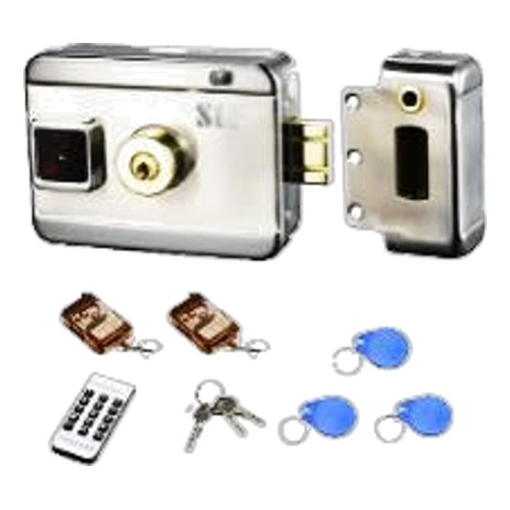[LO4A-C1] PNDA LO4A-C1 Electric Rim Lock with 2 Remote Controls