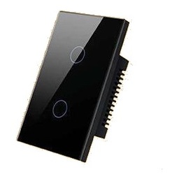 [AVATTO SW-2G-WIFI-BLK] Avatto 2 Gang Touch Switch Wi-Fi - Black