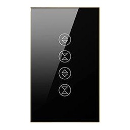 [AVATTO SHUT-2CH-ZB-BLK] Avatto Double Shutter Switch (2CH) Zigbee - Black