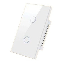 [AVATTO SW-2G-WIFI-WHT] Avatto 2 Gang Touch Switch Wi-Fi - White