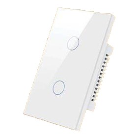 [AVATTO SW-2G-WIFI-WHT] Avatto 2 Gang Touch Switch Wi-Fi - White