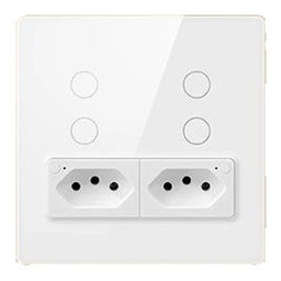 [AVATTO AIO-4G-ZB-WHT] Avatto All-in-One 4 Gang Switch + 2 Sockets Zigbee - White