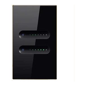 [AVATTO DIM-2G-WIFI-BLK] Avatto 2 Gang Dimmer Switch Wi-Fi - Black