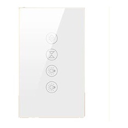 [AVATTO SHUT-LAMP-2-ZB-WHT] Avatto Double Shutter + Lamp Switch Zigbee - White
