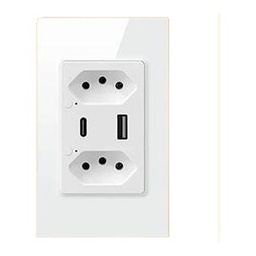 [AVATTO SOCKET-ZB-WHT] Avatto Smart Double Socket with USB-A + USB-C Zigbee - White