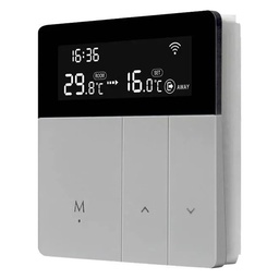 [AVATTO THERMO-BTN] Avatto Digital Thermostat with Push Buttons (Silver)