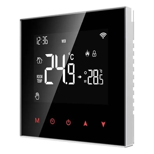[AVATTO THERMO-GLASS] Avatto Digital Glass Touch Thermostat (Black)