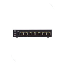 [SG250-08HP-K9-EU] Cisco SG250-08HP-K9-EU 250 Series Smart Switch, 8 x 10/100/1000 PoE+ ports with 45W power budget, Desktop / wall-mountable