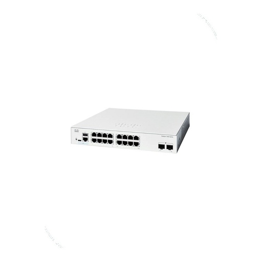 [C1300-16T-2G] Cisco C1300-16T-2G Catalyst 1300 Managed Switch, 16 x 10/100/1000 ports, 2 x Gigabit SFP