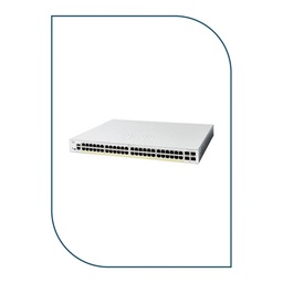 [C1200-48P-4G] Cisco C1200-48P-4G Catalyst 1200 Smart Switch, 48 x 10/100/1000 PoE+ ports with 375W power budget, 4 x Gigabit SFP