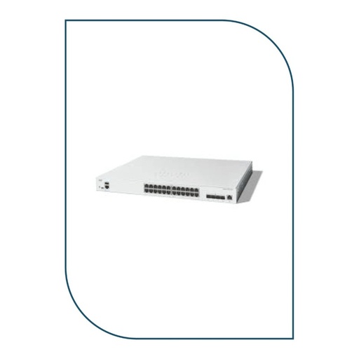 [C1300-24XT] Cisco C1300-24XT Catalyst 1300 Managed Switch, 20 x 10 Gigabit copper ports, 4 x 10 Gigabit SFP+ (combo with 4 x 10G copper ports)