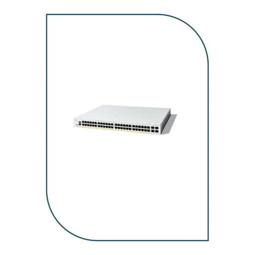 [C1300-48T-4X] Cisco C1300-48T-4X Catalyst 1300 Managed Switch, 48 x 10/100/1000 ports, 4 x 10 Gigabit SFP+